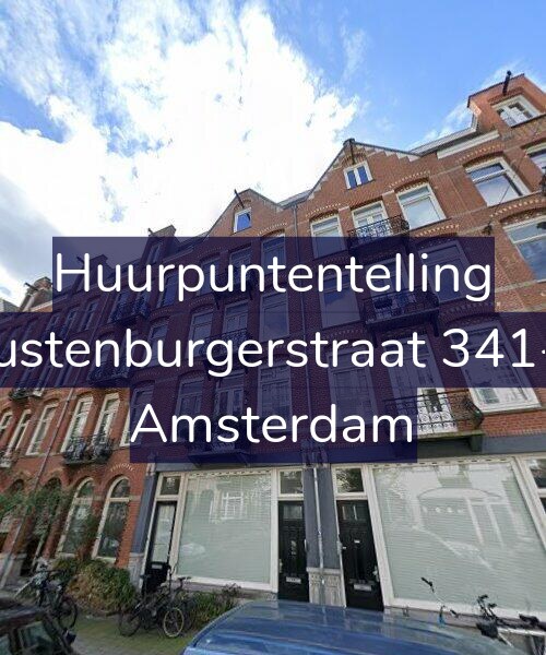 Foto gevel Huurpuntentelling voor Rustenburgerstraat 341-1, Amsterdam