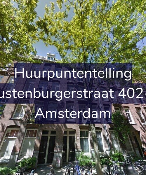 Foto gevel Huurpuntentelling voor Rustenburgerstraat 402-1, Amsterdam