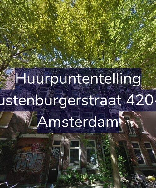 Foto gevel Huurpuntentelling voor Rustenburgerstraat 420-1, Amsterdam