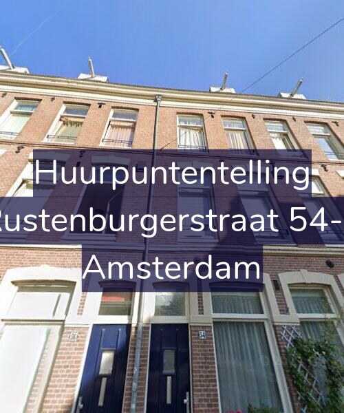 Foto gevel Huurpuntentelling voor Rustenburgerstraat 54-1, Amsterdam