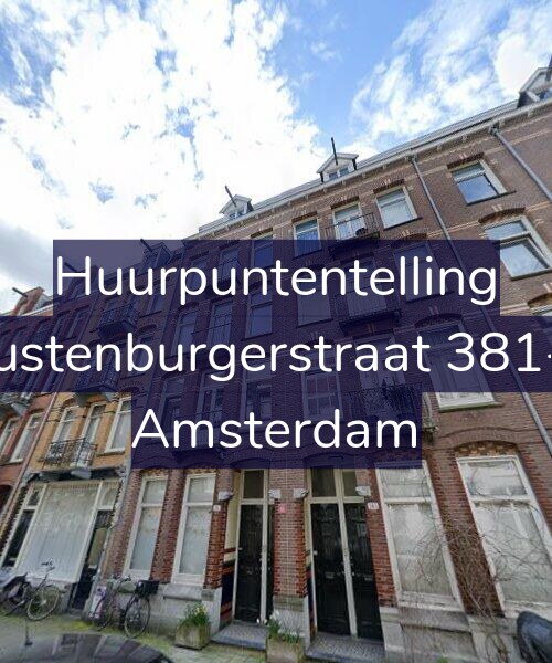 Foto gevel Huurpuntentelling voor Rustenburgerstraat 381-1, Amsterdam