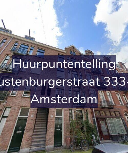 Foto gevel Huurpuntentelling voor Rustenburgerstraat 333-2, Amsterdam