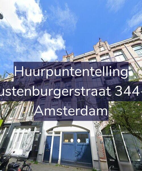Foto gevel Huurpuntentelling voor Rustenburgerstraat 344-2, Amsterdam