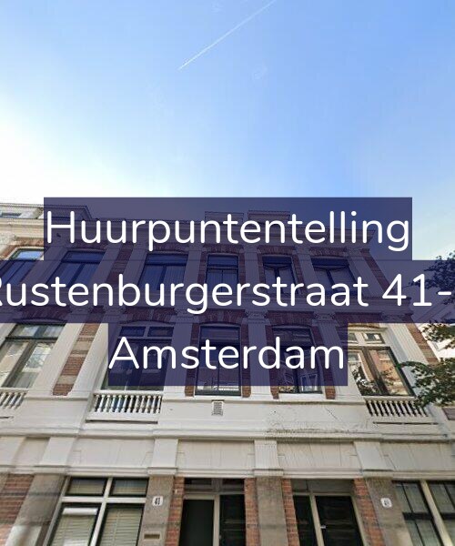Foto gevel Huurpuntentelling voor Rustenburgerstraat 41-2, Amsterdam