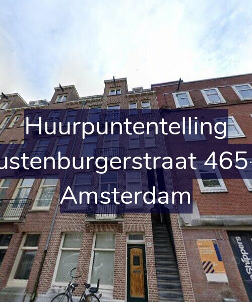 Foto gevel Huurpuntentelling voor Rustenburgerstraat 465-3, Amsterdam