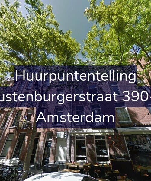 Foto gevel Huurpuntentelling voor Rustenburgerstraat 390-3, Amsterdam