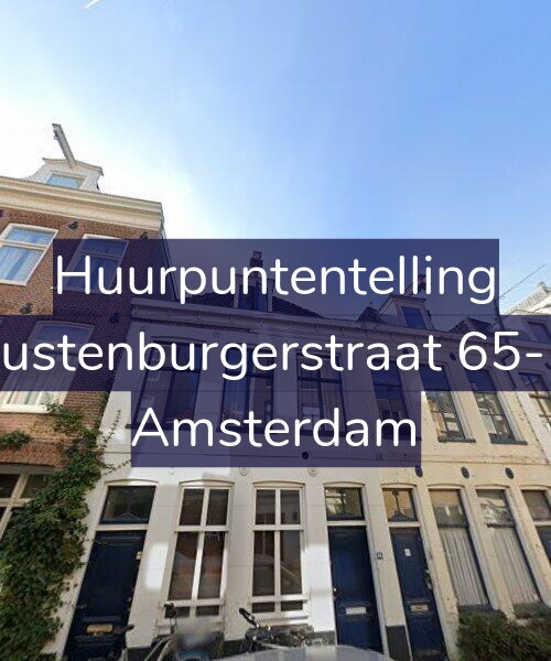 Foto gevel Huurpuntentelling voor Rustenburgerstraat 65-H, Amsterdam