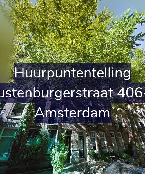 Foto gevel Huurpuntentelling voor Rustenburgerstraat 406-2, Amsterdam
