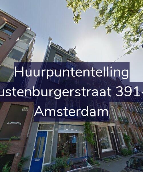 Foto gevel Huurpuntentelling voor Rustenburgerstraat 391-4, Amsterdam