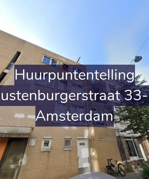 Foto gevel Huurpuntentelling voor Rustenburgerstraat 33-B, Amsterdam