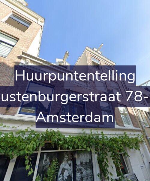 Foto gevel Huurpuntentelling voor Rustenburgerstraat 78-C, Amsterdam