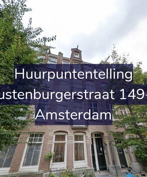 Foto gevel Huurpuntentelling voor Rustenburgerstraat 149-2, Amsterdam