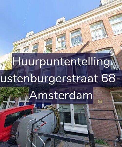 Foto gevel Huurpuntentelling voor Rustenburgerstraat 68-H, Amsterdam