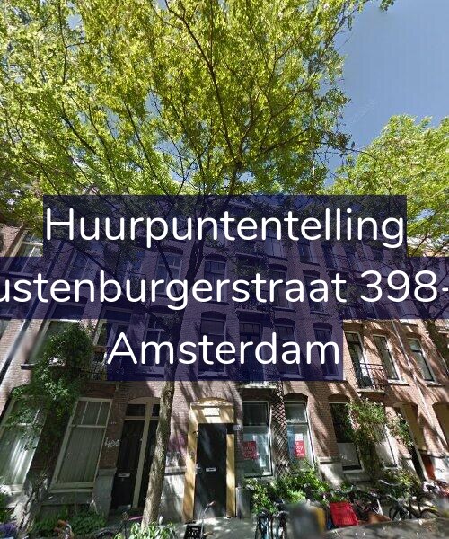 Foto gevel Huurpuntentelling voor Rustenburgerstraat 398-H, Amsterdam