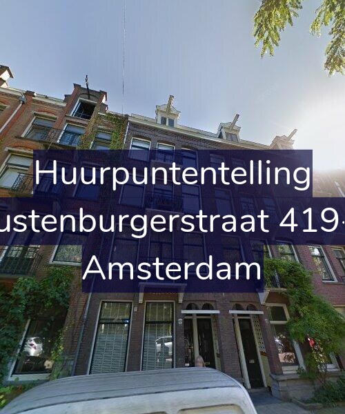 Foto gevel Huurpuntentelling voor Rustenburgerstraat 419-1, Amsterdam