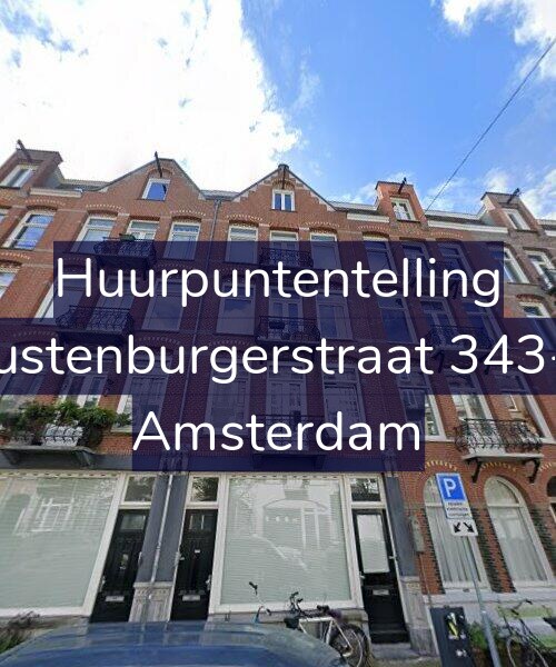 Foto gevel Huurpuntentelling voor Rustenburgerstraat 343-4, Amsterdam