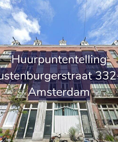 Foto gevel Huurpuntentelling voor Rustenburgerstraat 332-2, Amsterdam