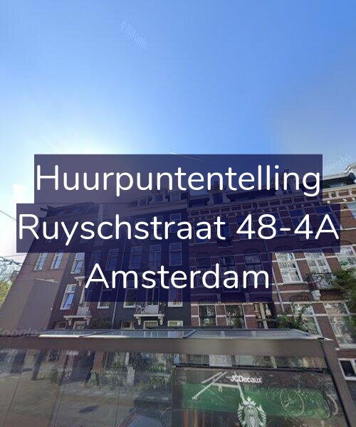 Foto gevel Huurpuntentelling voor Ruyschstraat 48-4A, Amsterdam