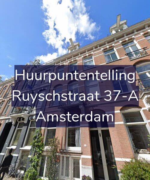 Foto gevel Huurpuntentelling voor Ruyschstraat 37-A, Amsterdam