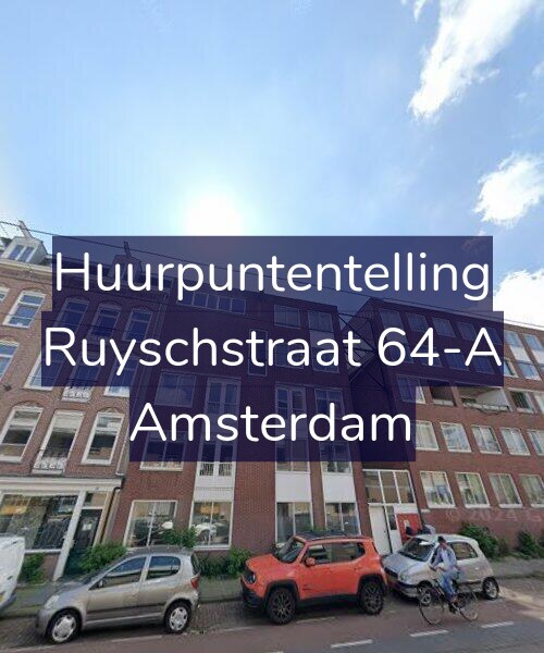 Foto gevel Huurpuntentelling voor Ruyschstraat 64-A, Amsterdam