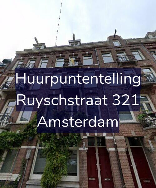 Foto gevel Huurpuntentelling voor Ruyschstraat 321, Amsterdam