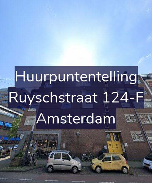 Foto gevel Huurpuntentelling voor Ruyschstraat 124-F, Amsterdam