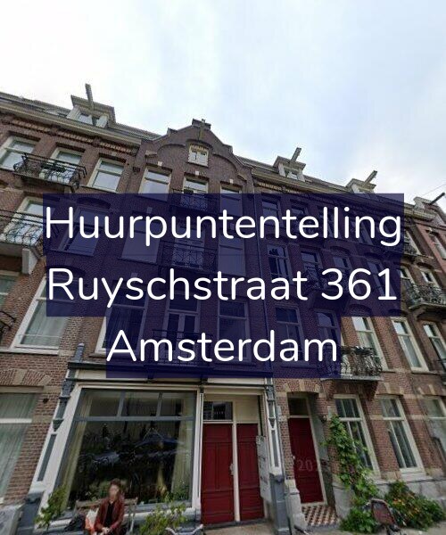 Foto gevel Huurpuntentelling voor Ruyschstraat 361, Amsterdam