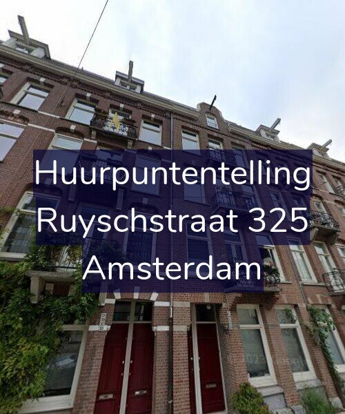Foto gevel Huurpuntentelling voor Ruyschstraat 325, Amsterdam
