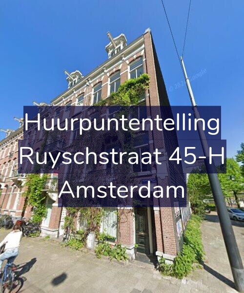 Foto gevel Huurpuntentelling voor Ruyschstraat 45-H, Amsterdam