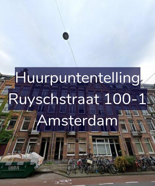 Foto gevel Huurpuntentelling voor Ruyschstraat 100-1, Amsterdam