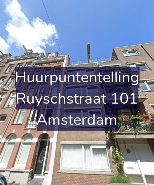Foto gevel Huurpuntentelling voor Ruyschstraat 101, Amsterdam