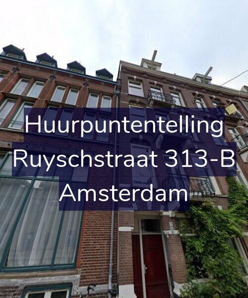 Foto gevel Huurpuntentelling voor Ruyschstraat 313-B, Amsterdam