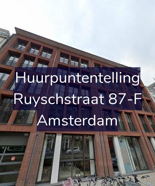 Foto gevel Huurpuntentelling voor Ruyschstraat 87-F, Amsterdam