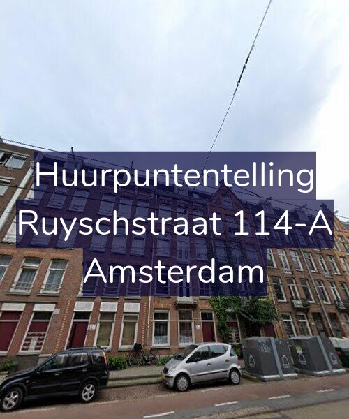 Foto gevel Huurpuntentelling voor Ruyschstraat 114-A, Amsterdam