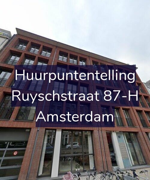 Foto gevel Huurpuntentelling voor Ruyschstraat 87-H, Amsterdam
