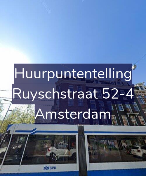 Foto gevel Huurpuntentelling voor Ruyschstraat 52-4, Amsterdam
