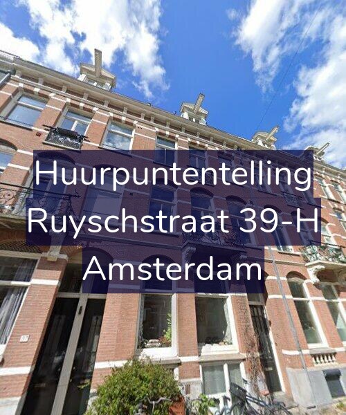 Foto gevel Huurpuntentelling voor Ruyschstraat 39-H, Amsterdam