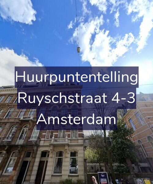 Foto gevel Huurpuntentelling voor Ruyschstraat 4-3, Amsterdam