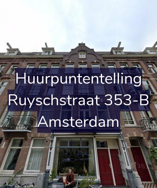 Foto gevel Huurpuntentelling voor Ruyschstraat 353-B, Amsterdam