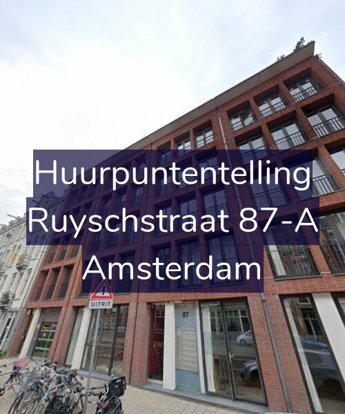Foto gevel Huurpuntentelling voor Ruyschstraat 87-A, Amsterdam