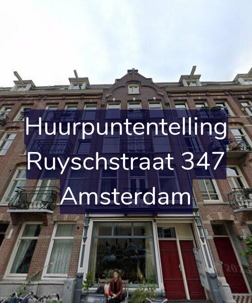 Foto gevel Huurpuntentelling voor Ruyschstraat 347, Amsterdam