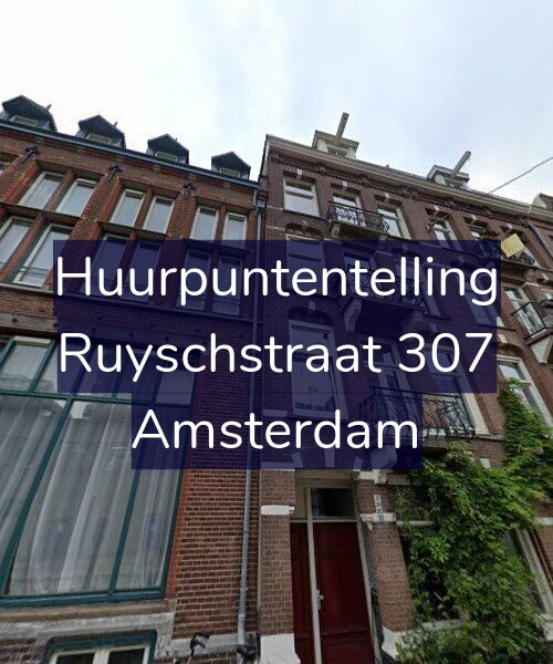 Foto gevel Huurpuntentelling voor Ruyschstraat 307, Amsterdam