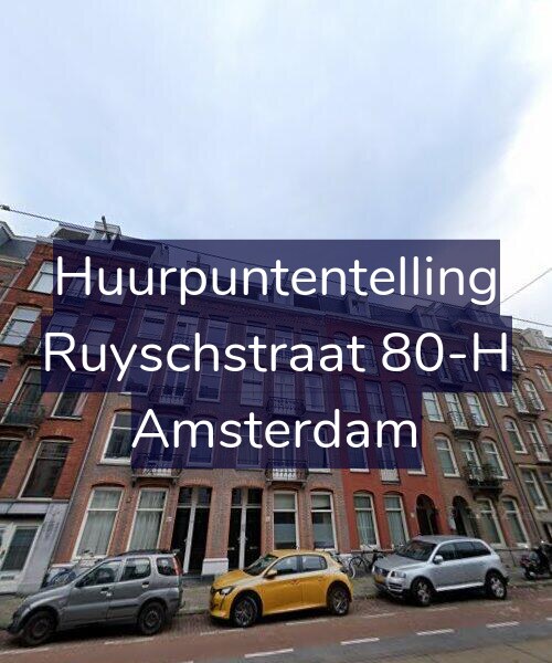 Foto gevel Huurpuntentelling voor Ruyschstraat 80-H, Amsterdam