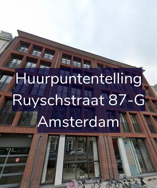 Foto gevel Huurpuntentelling voor Ruyschstraat 87-G, Amsterdam