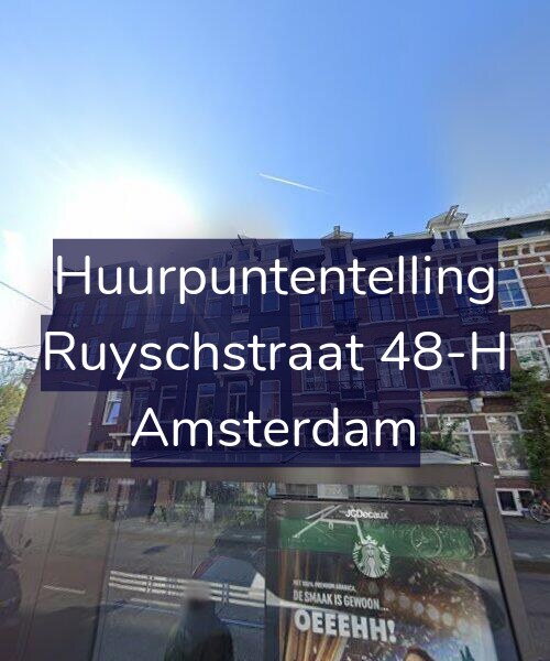 Foto gevel Huurpuntentelling voor Ruyschstraat 48-H, Amsterdam