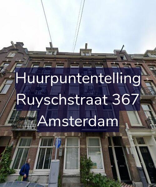Foto gevel Huurpuntentelling voor Ruyschstraat 367, Amsterdam