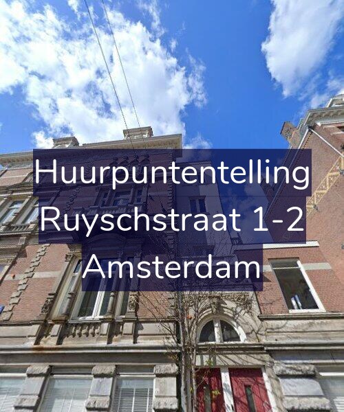 Foto gevel Huurpuntentelling voor Ruyschstraat 1-2, Amsterdam