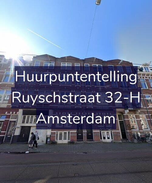 Foto gevel Huurpuntentelling voor Ruyschstraat 32-H, Amsterdam