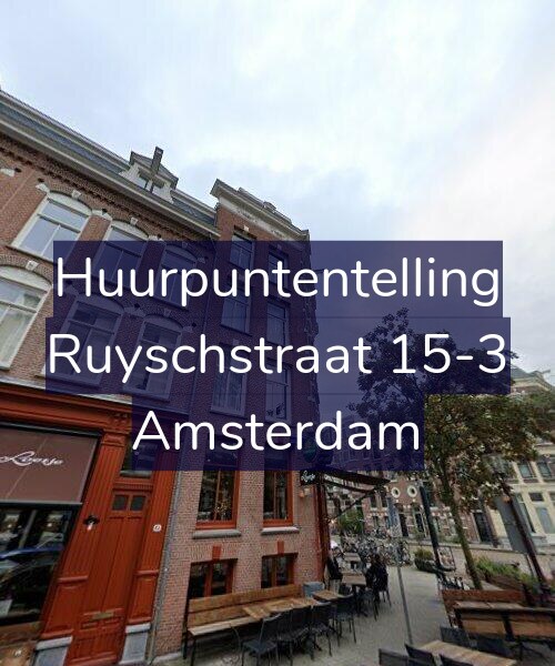 Foto gevel Huurpuntentelling voor Ruyschstraat 15-3, Amsterdam