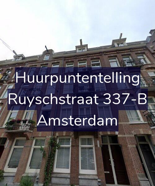 Foto gevel Huurpuntentelling voor Ruyschstraat 337-B, Amsterdam